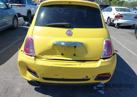 2012 Fiat 500 Sport from USA, damaged, VIN 3C3CFFBR1CT182815